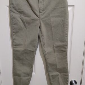 Talbots Olive Jegging Crop Pants